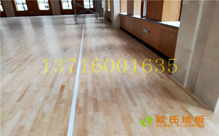 黑龍江雙鴨山籃球館木地板案例—?dú)W氏舞臺(tái)木地板廠(chǎng)家